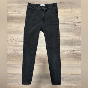 Black Madewell skinny jeans size 28